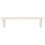 Wall-mounted steel and solid oak wood sink shelf by , bathroom vanities - Ref: Foro24-3302602, Price: 91,96 €, Discount: %