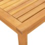 2 sun loungers with solid acacia wood table and blue textilene by , Loungers - Ref: Foro24-3279254, Price: 348,41 €, Discount: %