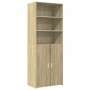 Aparador alto madera de ingeniería roble Sonoma 70x42,5x185 cm de , Aparadores - Ref: Foro24-3281373, Precio: 170,14 €, Descu...