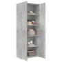 Aparador alto madera de ingeniería gris hormigón 70x42,5x185 cm de , Aparadores - Ref: Foro24-3281423, Precio: 170,34 €, Desc...