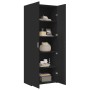 Aparador alto madera de ingeniería negro 70x42,5x185 cm de , Aparadores - Ref: Foro24-3281421, Precio: 191,62 €, Descuento: %