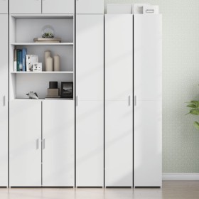 White engineered wood sideboard 30x42.5x185 cm by , Sideboards - Ref: Foro24-3281392, Price: 159,88 €, Discount: %