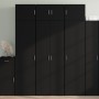 Tall black engineered wood sideboard 70x42.5x185 cm by , Sideboards - Ref: Foro24-3281428, Price: 193,73 €, Discount: %