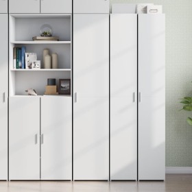 Weißer Schrank aus Holzwerkstoff 40x42,5x185 cm von , Sideboards - Ref: Foro24-3281399, Preis: 140,89 €, Rabatt: %