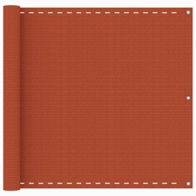 Toldo para balcón HDPE naranja 90x400 cm de vidaXL, Sombrillas - Ref: Foro24-311021, Precio: 13,79 €, Descuento: %