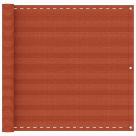 Toldo para balcón HDPE naranja 90x400 cm de vidaXL, Sombrillas - Ref: Foro24-311021, Precio: 13,79 €, Descuento: %