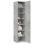 Aparador de madera de ingeniería gris hormigón 40x42,5x185 cm de , Aparadores - Ref: Foro24-3281402, Precio: 136,19 €, Descue...