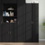 Aparador de madera de ingeniería negro 40x42,5x185 cm de , Aparadores - Ref: Foro24-3281400, Precio: 140,60 €, Descuento: %