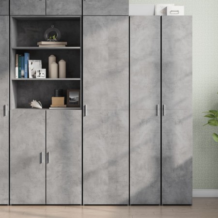 Engineered wood gray concrete sideboard 45x42.5x185 cm by , Sideboards - Ref: Foro24-3281409, Price: 150,40 €, Discount: %