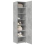 Aparador de madera de ingeniería gris hormigón 45x42,5x185 cm de , Aparadores - Ref: Foro24-3281409, Precio: 150,40 €, Descue...