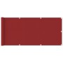 Toldo para balcón HDPE rojo 75x400 cm de vidaXL, Sombrillas - Ref: Foro24-311005, Precio: 18,28 €, Descuento: %