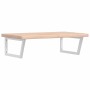 Wall-mounted steel and solid oak wood sink shelf by , bathroom vanities - Ref: Foro24-3302474, Price: 144,70 €, Discount: %