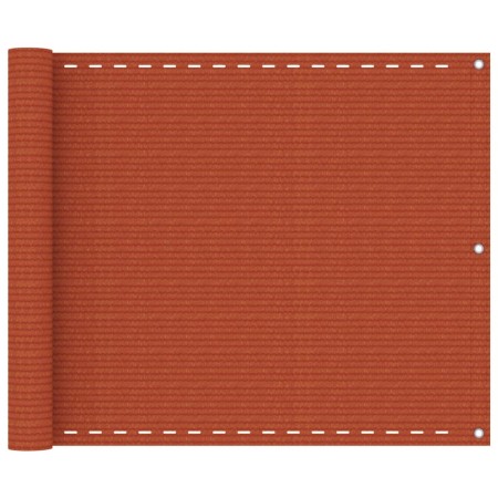 Toldo para balcón HDPE naranja 75x500 cm de vidaXL, Sombrillas - Ref: Foro24-311018, Precio: 13,98 €, Descuento: %