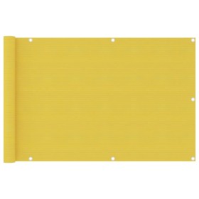 Toldo para balcón HDPE amarillo 90x400 cm de vidaXL, Sombrillas - Ref: Foro24-310997, Precio: 13,82 €, Descuento: %