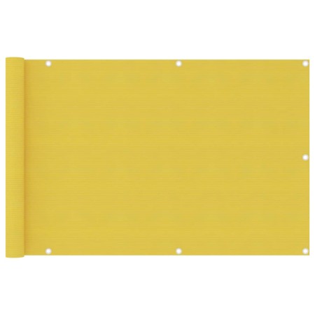 Balcony awning in yellow HDPE 90x400 cm by vidaXL, Umbrellas - Ref: Foro24-310997, Price: 13,82 €, Discount: %