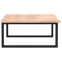 Wall-mounted steel and solid oak wood sink shelf by , bathroom vanities - Ref: Foro24-3302637, Price: 110,26 €, Discount: %