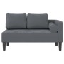 Daybed sofa with dark gray velvet cushions by , Daybeds - Ref: Foro24-4007572, Price: 165,03 €, Discount: %