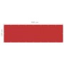 Rote HDPE-Balkonmarkise 120x400 cm von vidaXL, Sonnenschirme - Ref: Foro24-311013, Preis: 15,88 €, Rabatt: %