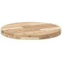 Solid acacia wood round table top Ø50x4 cm by , Table tops - Ref: Foro24-4008689, Price: 53,24 €, Discount: %