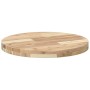 Solid acacia wood round table top Ø50x4 cm by , Table tops - Ref: Foro24-4008689, Price: 53,24 €, Discount: %