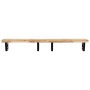 Wall-mounted sink shelf made of steel and solid acacia wood by , bathroom vanities - Ref: Foro24-3302707, Price: 161,58 €, Di...