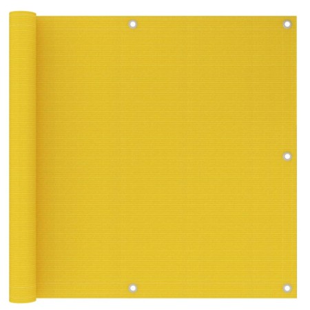 Toldo para balcón HDPE amarillo 90x500 cm de vidaXL, Sombrillas - Ref: Foro24-310998, Precio: 12,27 €, Descuento: %