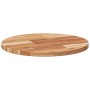 Solid acacia wood round table top Ø40x2 cm by , Table tops - Ref: Foro24-4008694, Price: 24,13 €, Discount: %