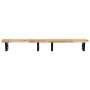 Wall-mounted sink shelf made of steel and solid acacia wood by , bathroom vanities - Ref: Foro24-3302711, Price: 171,88 €, Di...