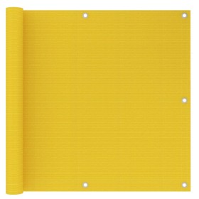 Yellow HDPE balcony awning 90x300 cm by vidaXL, Umbrellas - Ref: Foro24-310996, Price: 8,99 €, Discount: %