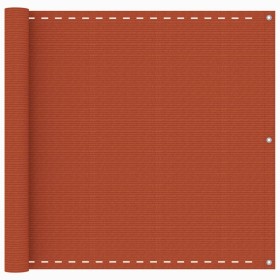 Toldo para balcón HDPE naranja 90x600 cm de vidaXL, Sombrillas - Ref: Foro24-311023, Precio: 16,29 €, Descuento: %