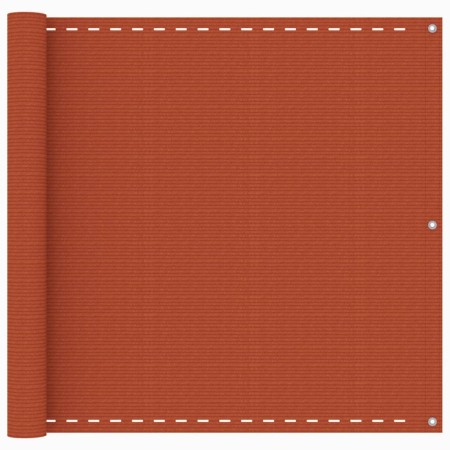 Toldo para balcón HDPE naranja 90x600 cm de vidaXL, Sombrillas - Ref: Foro24-311023, Precio: 16,29 €, Descuento: %