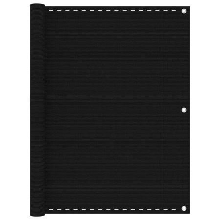 Schwarze HDPE-Balkonmarkise 120x600 cm von vidaXL, Sonnenschirme - Ref: Foro24-311039, Preis: 29,15 €, Rabatt: %