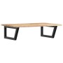 Wall-mounted sink shelf made of steel and solid acacia wood by , bathroom vanities - Ref: Foro24-3302779, Price: 71,29 €, Dis...