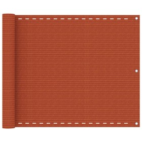 Toldo para balcón HDPE naranja 75x400 cm de vidaXL, Sombrillas - Ref: Foro24-311017, Precio: 17,99 €, Descuento: %