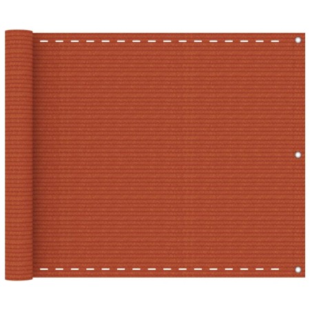 Toldo para balcón HDPE naranja 75x400 cm de vidaXL, Sombrillas - Ref: Foro24-311017, Precio: 17,47 €, Descuento: %