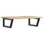 Wall-mounted sink shelf made of steel and solid acacia wood by , bathroom vanities - Ref: Foro24-3302787, Price: 80,56 €, Dis...