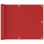 Toldo para balcón HDPE rojo 75x300 cm de vidaXL, Sombrillas - Ref: Foro24-311004, Precio: 9,18 €, Descuento: %