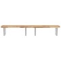 Wall-mounted sink shelf made of steel and solid acacia wood by , bathroom vanities - Ref: Foro24-3302822, Price: 188,68 €, Di...