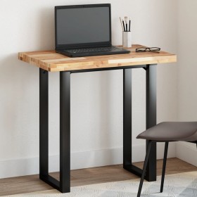 Rectangular solid acacia wood table top 80x50x4 cm by , Table tops - Ref: Foro24-4008785, Price: 80,99 €, Discount: %