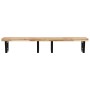 Wall-mounted sink shelf made of steel and solid acacia wood by , bathroom vanities - Ref: Foro24-3302815, Price: 165,32 €, Di...