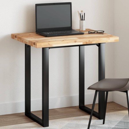 Rectangular solid acacia wood table top 100x60x4 cm by , Table tops - Ref: Foro24-4008791, Price: 111,68 €, Discount: %