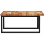 Wall-mounted sink shelf made of steel and solid acacia wood by , bathroom vanities - Ref: Foro24-3302881, Price: 75,14 €, Dis...