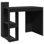 Escritorio de madera de ingeniería negro 103,5x56,5x94 cm de , Escritorios - Ref: Foro24-847976, Precio: 95,46 €, Descuento: %