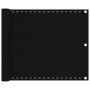 Toldo para balcón HDPE negro 75x500 cm de vidaXL, Sombrillas - Ref: Foro24-311030, Precio: 17,24 €, Descuento: %