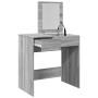 Dresser with Sonoma gray mirror 73x46.5x120 cm by , Bedroom Dressers - Ref: Foro24-848225, Price: 99,99 €, Discount: %