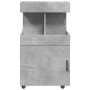 Barwagen aus grauem Beton-Ingenieurholz, 50x41x89 cm. von , Sideboards - Ref: Foro24-848265, Preis: 103,26 €, Rabatt: %