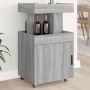 Carrito de bar madera de ingeniería gris Sonoma 50x41x89 cm de , Aparadores - Ref: Foro24-848267, Precio: 96,42 €, Descuento: %