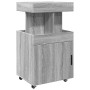 Carrito de bar madera de ingeniería gris Sonoma 50x41x89 cm de , Aparadores - Ref: Foro24-848267, Precio: 96,42 €, Descuento: %