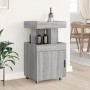 Engineered wood gray Sonoma bar cart 50x41x89 cm by , Sideboards - Ref: Foro24-848267, Price: 105,99 €, Discount: %