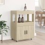 Carrito de bar madera de ingeniería roble Sonoma 60x39,5x89 cm de , Aparadores - Ref: Foro24-848271, Precio: 104,37 €, Descue...